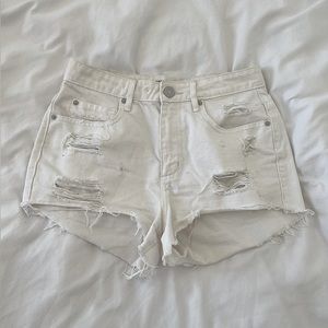garage jean shorts